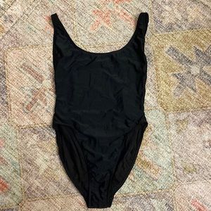 Black one piece - perfect condition - size medium